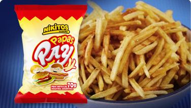 Nikitos - Novedades - PAPAS FRITAS CORTE PAY 70GS